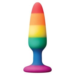 Colours Pride Edition Pleasure Plug-Rainbow Small